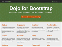 Tablet Screenshot of dojobootstrap.com